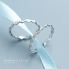 Женское кольцо Modian из стерлингового серебра 925 пробы с блестящим цирконием