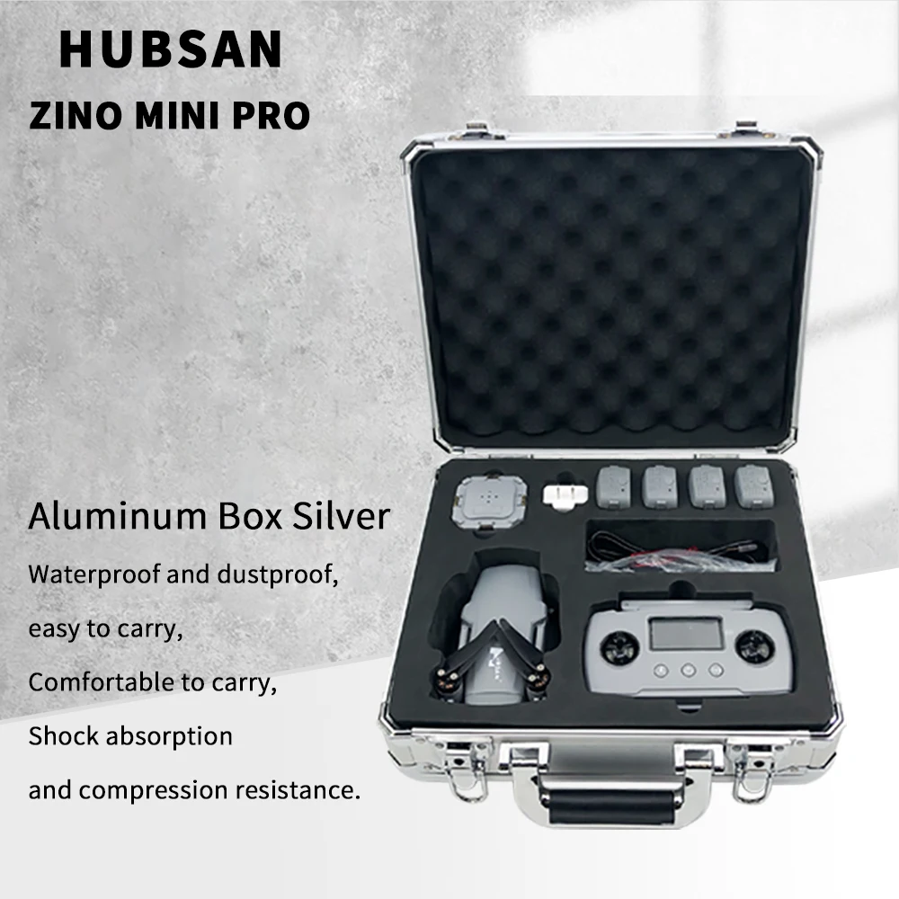 Hubsan ZINO MINI PRO коробка для хранения дрона Водонепроницаемая алюминиевая