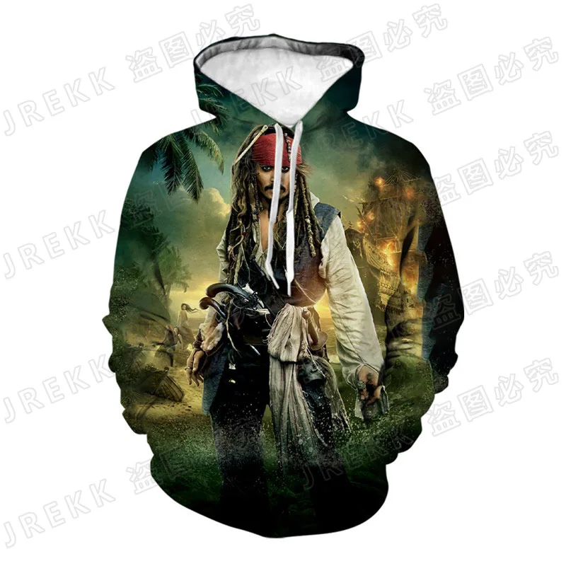 

Pirates of the Caribbean Hoodies Fashion Men Women Children 3D Print Streetwear Pullover Long Sleeve Boy Sweatshirts Cool Coat