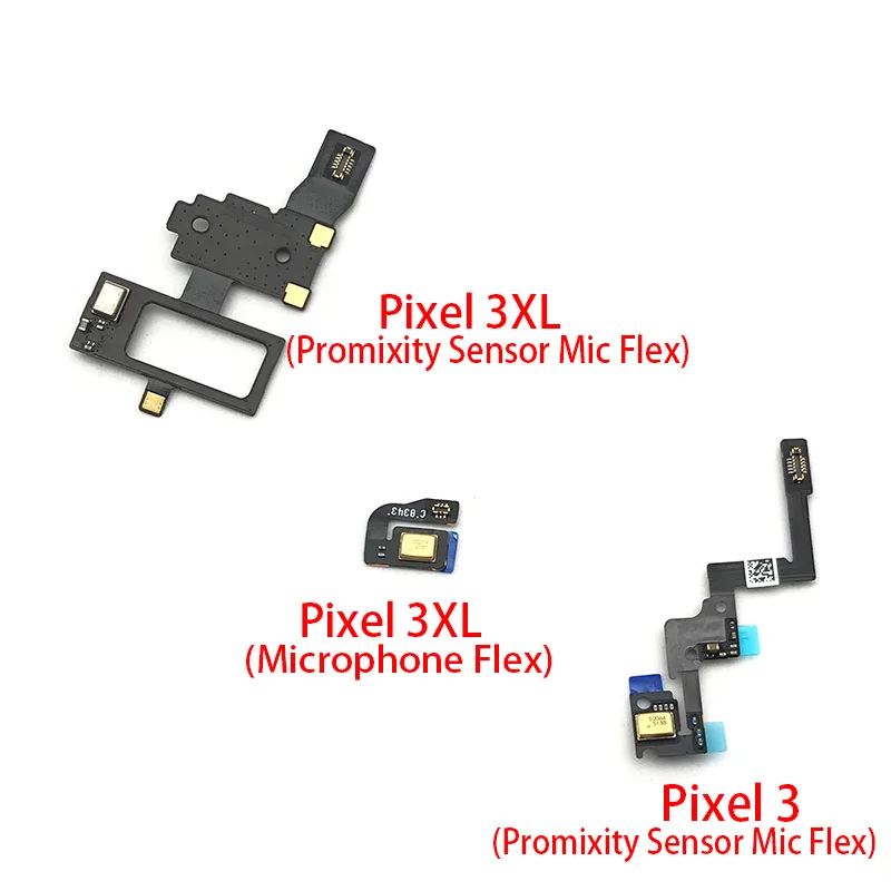 

10 шт./лот, новый микрофон Google Pixel 3 3XL, датчик приближения, гибкий кабель, коннектор для Датчика Расстояния