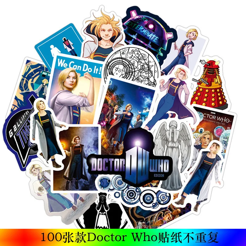 2019 Новый ТАРДИС из сериала Доктор Кто наборы наклеек аниме наклейка лот для