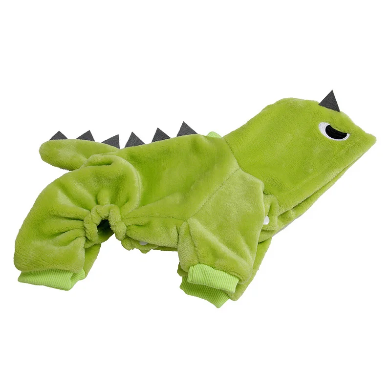 Наряд для питомцев костюм динозавра с капюшоном маленьких собак кошек