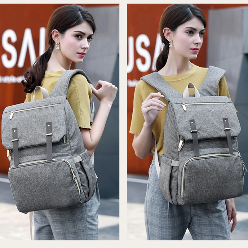 Сумка для детских подгузников рюкзак с usb-портом органайзер детской коляски мамы