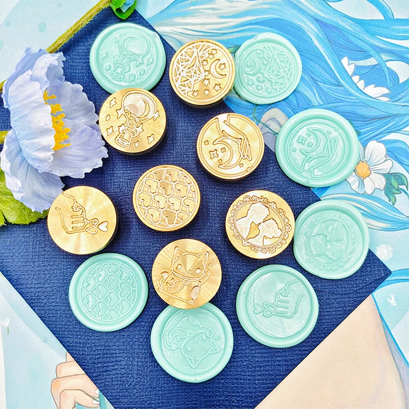 Воск в виде кошки и Луны для украшения подарков | Дом сад