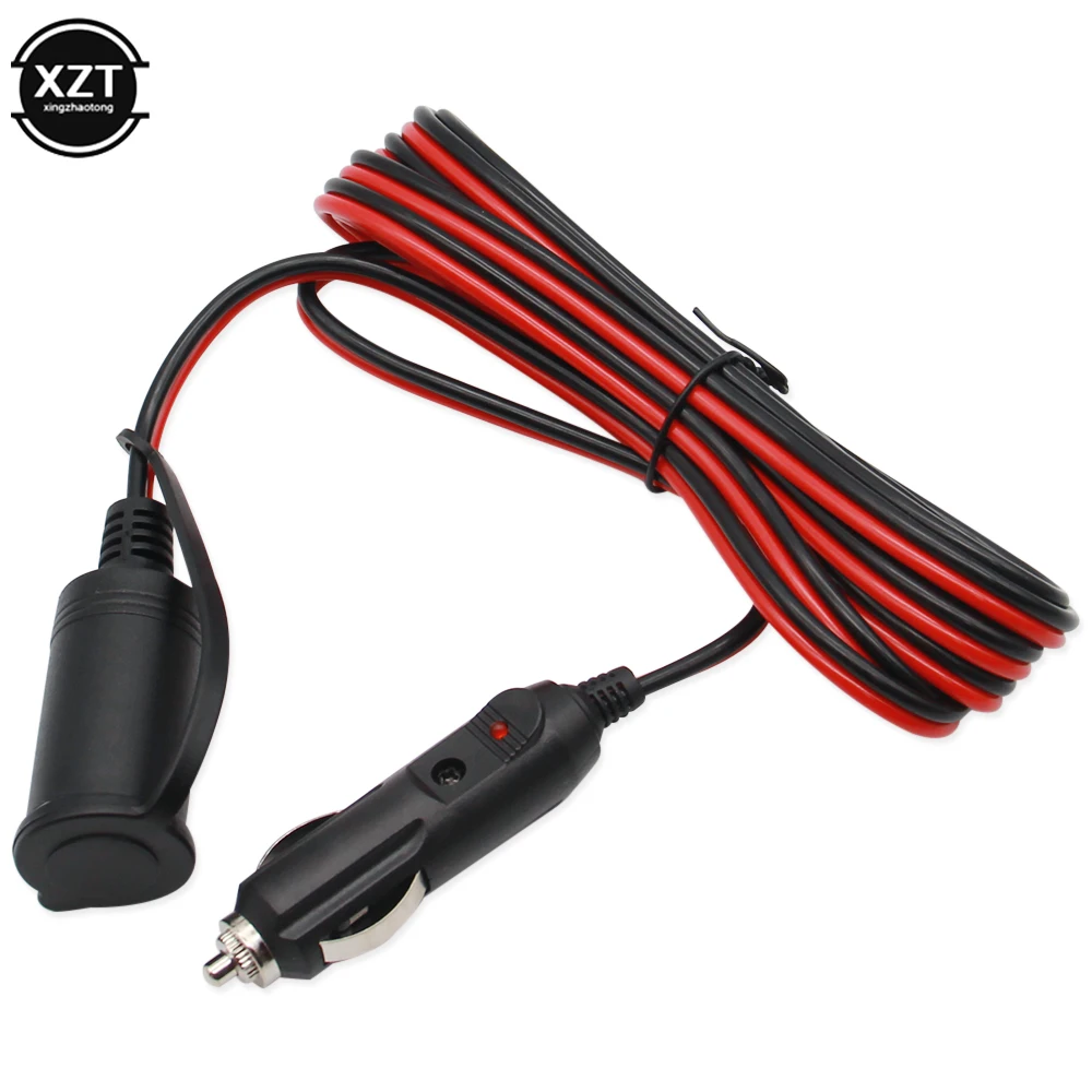 3 м 12V / 24V Автомобильный удлинитель для прикуривателя пыле Водонепроницаемый