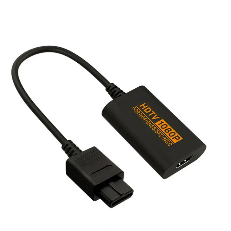 

For N64 To HDMI Converter Adapter,HDMI Cable For Nintend 64 & Super SNES And NGC,Plug And Play,Digital Cable,Restore Game Screen