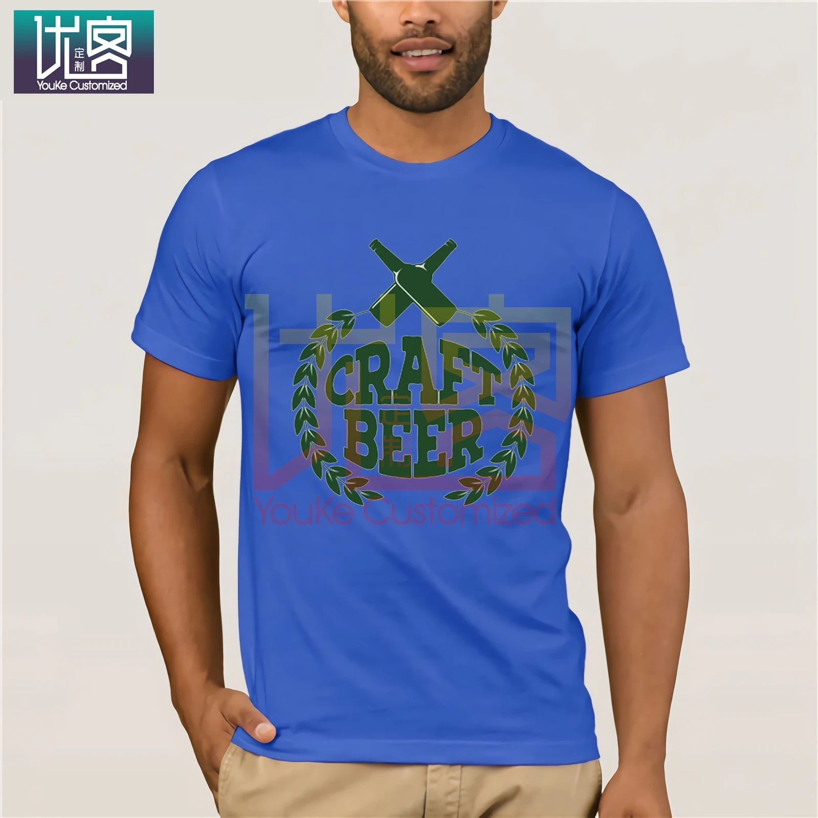 Metal t shirts Hops Beer Craft Bottles Logo microbrew Home Brew IPA Pale Ale Graphic customized shirt | Мужская одежда