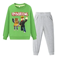 childrens sweater trousers two pieces clothing set cotton boys girls fashion sport suit kids clothes