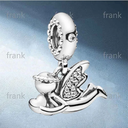 

925 Sterling Silver versatile simple design Angel Love Pendant 798484C01