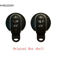 smart remote control car key shell for bmw mini cooper 2015 2016 2017 2018 34 buttons case cover fob blank uncut blade