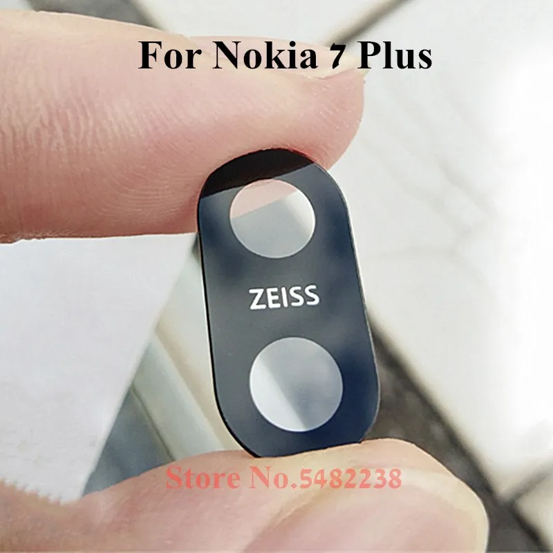 100% оригинальный объектив для задней камеры Nokia 7 Plus P задняя камера стеклянная