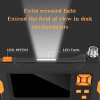 New 80mm Endoscope Camera 1080P HD Endoscope with 8 LED 3M Cable Waterproof Inspection Borescope for 43inch display