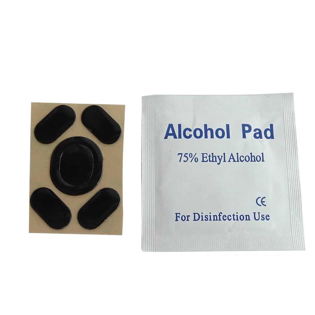 

1 Set 0.6mm Thickness Replace Curve Edge Mouse Feet Mouse Skates For logitech G102 G PRO Wired Mouse