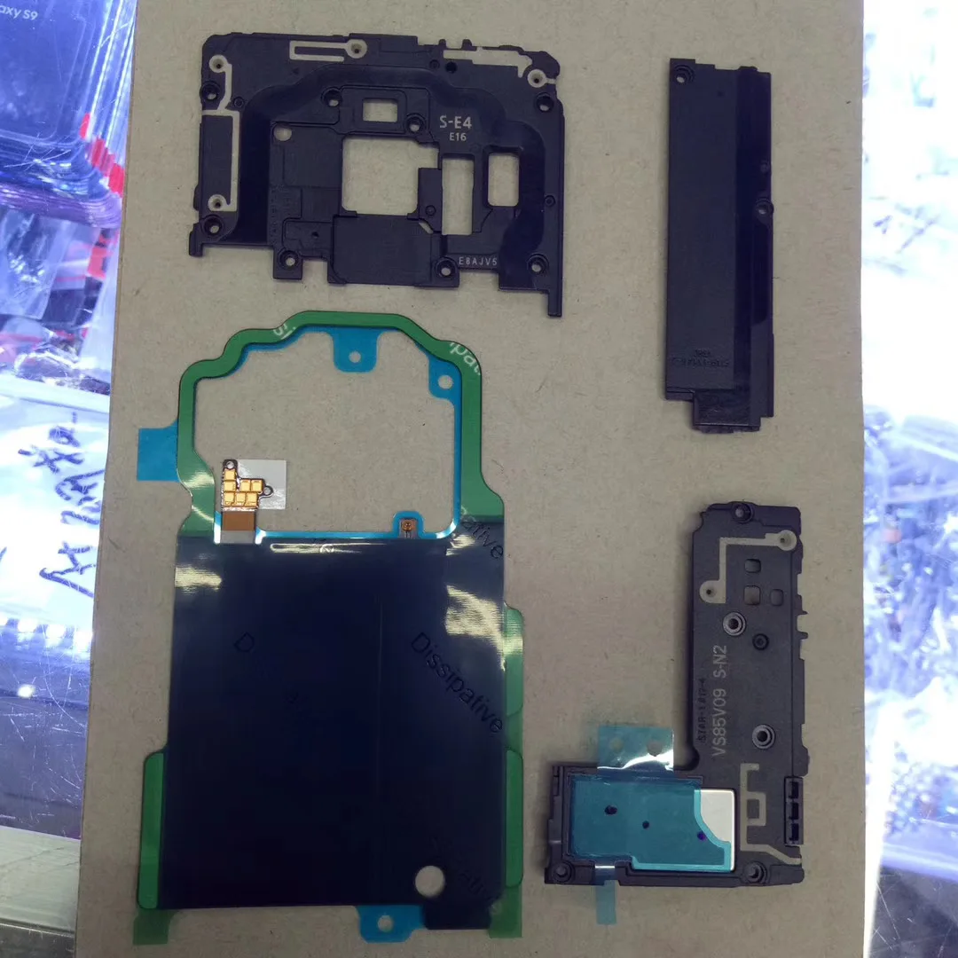 Для Samsung Galaxy s7 g930 edge g935 S8 G950 G955 s9 plus NFC Беспроводная зарядка + панель антенны громкий
