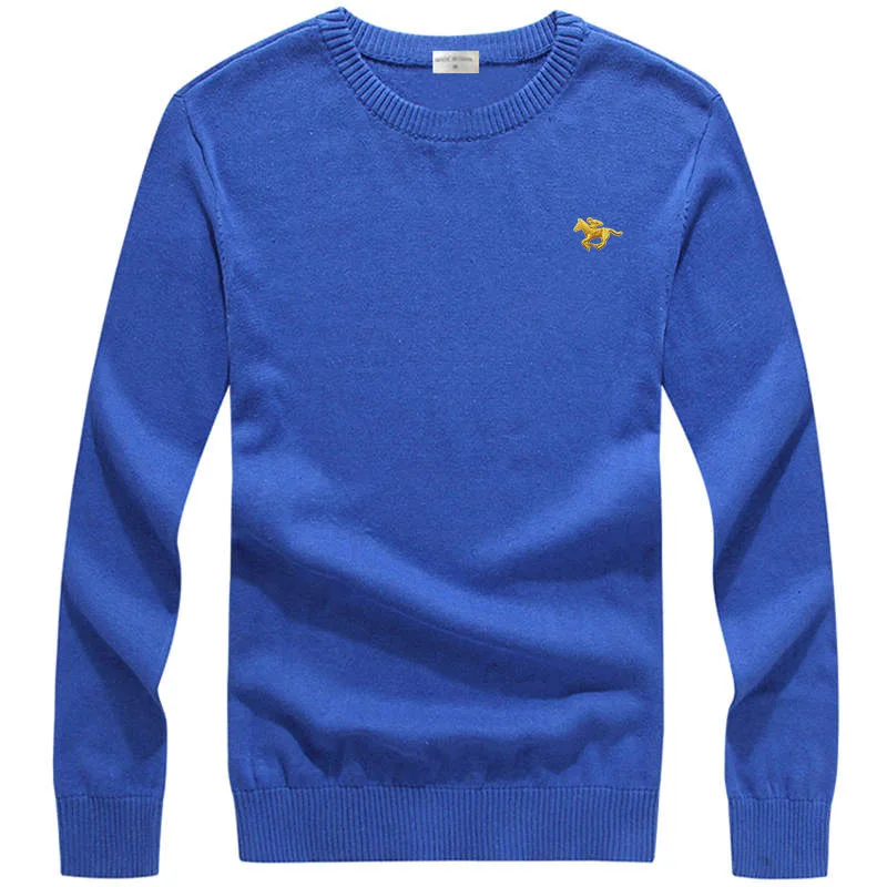 Мужской свитер с отложным воротником и длинными рукавами деловой Повседневный