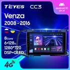 TEYES CC3 Штатная магнитола For Тойота Венза GV10 For Toyota Venza 2008 - 2016 до 8-ЯДЕР, до 6 + 128ГБ 27EQ + DSP carplay автомагнитола 2 DIN DVD GPS android 10 мультимедиа автомобиля головное устройство