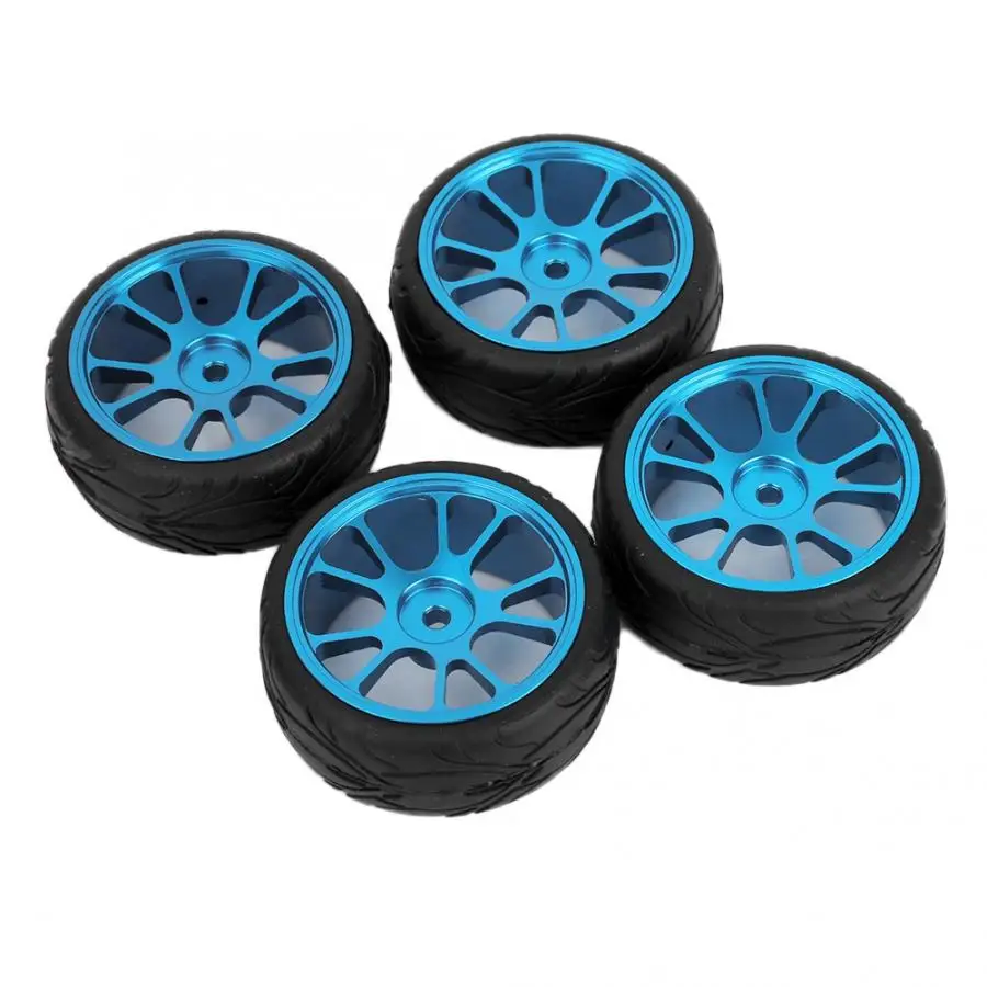 4 шт./компл. 63/65 мм синий литые диски колес Стикеры для колеса шины с фактурой в