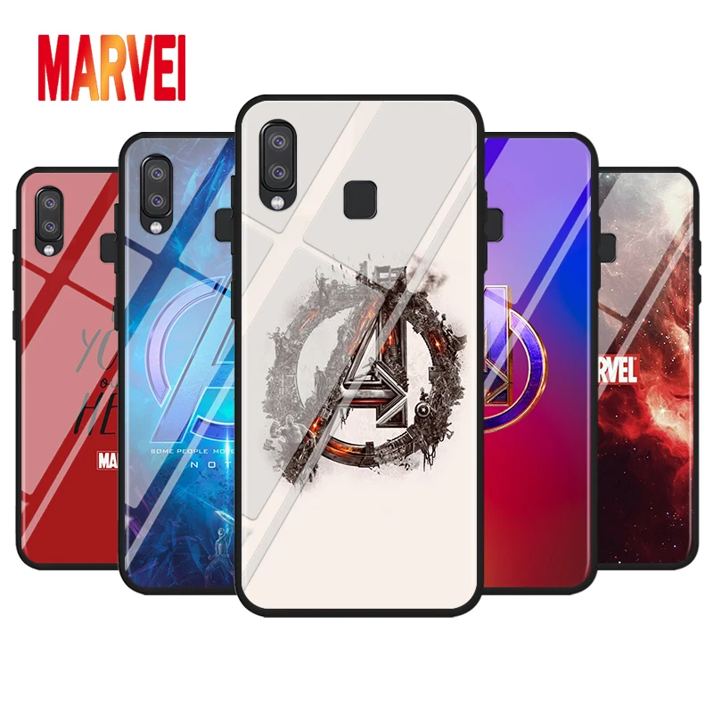 

Marvel Avengers Logo Cool For Samsung Galaxy A90 A80 A70 S A60 A50S A30 S A40 S A2 A20E A20 S A10S A10 E Black Phone Case Cover