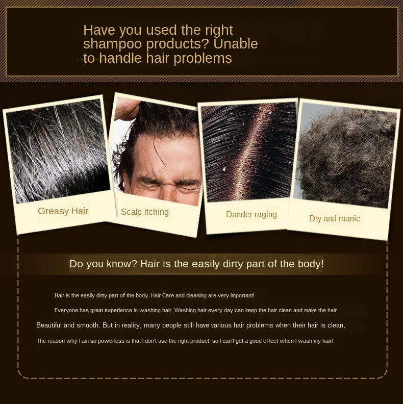 БИОАКВА Шампунь против перхоти Полигонум Мультифлорум Питательный Уфа Китайский травяной рост волос и ремонт поврежденных грубых сухих.