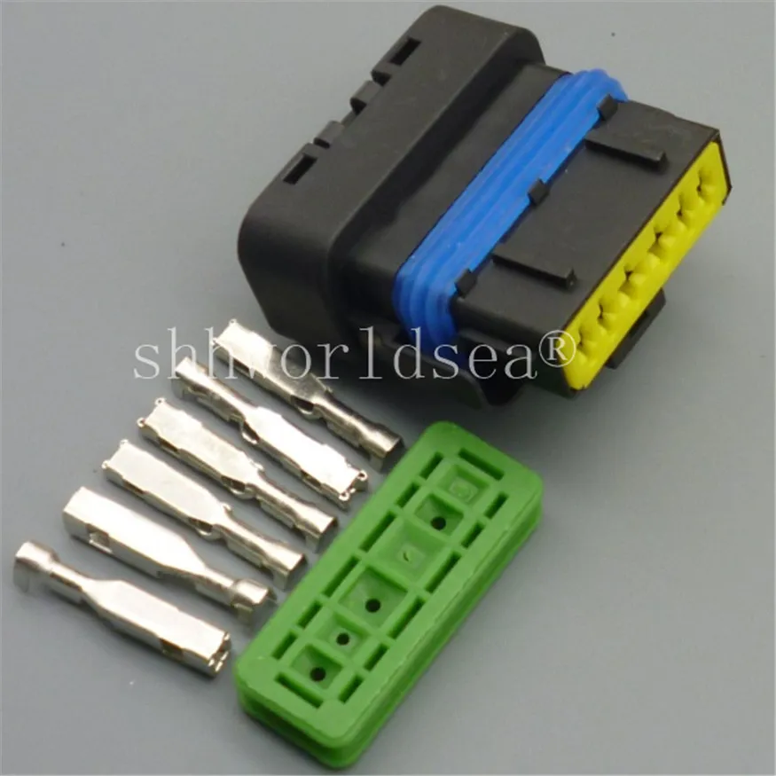 

Shhworldsea 1 шт. 6-контактный ходовой клапан дроссельной заглушки, женский водонепроницаемый Электрический разъем с отрезом для Renault Peugeot Citroen