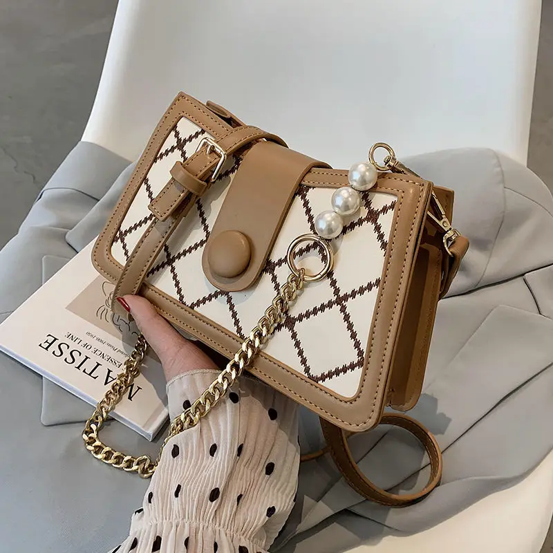 

Female bag 2021 new fashion wild fairy temperament shoulder bag mobile phone bag female mini satchel