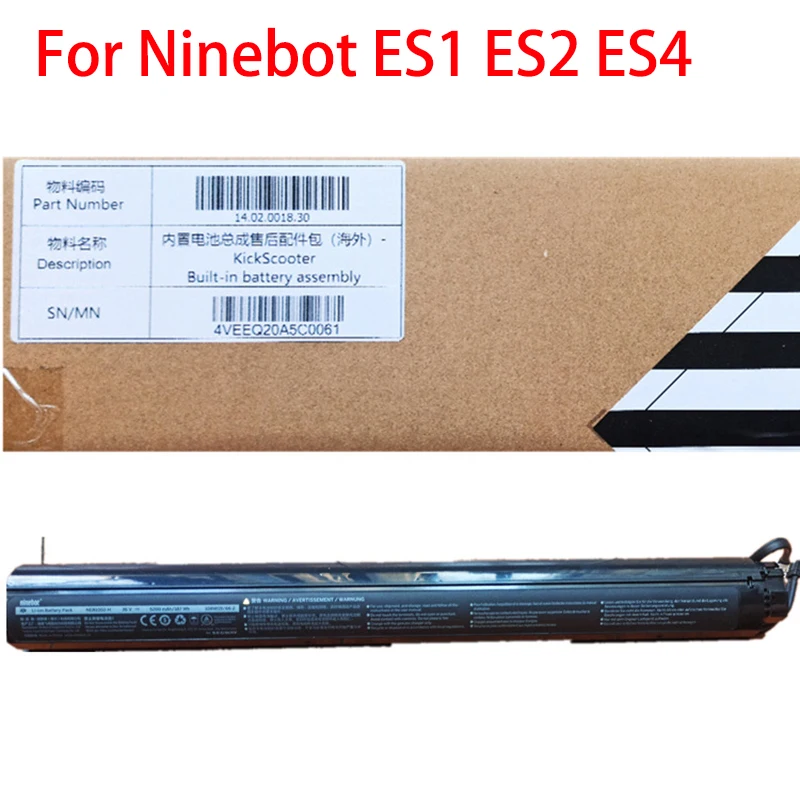Комплект литий ионных батарей запчасти 36 В 5200 мАч для Ninebot ES1 ES2 ES4 E22 аксессуары
