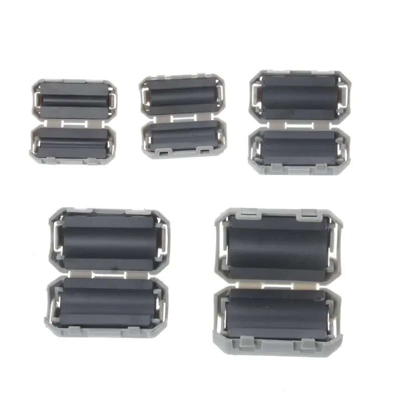 Зажим для ферритового дроссельного кольца шнур RFI EMI подавитель шума зажим кабеля