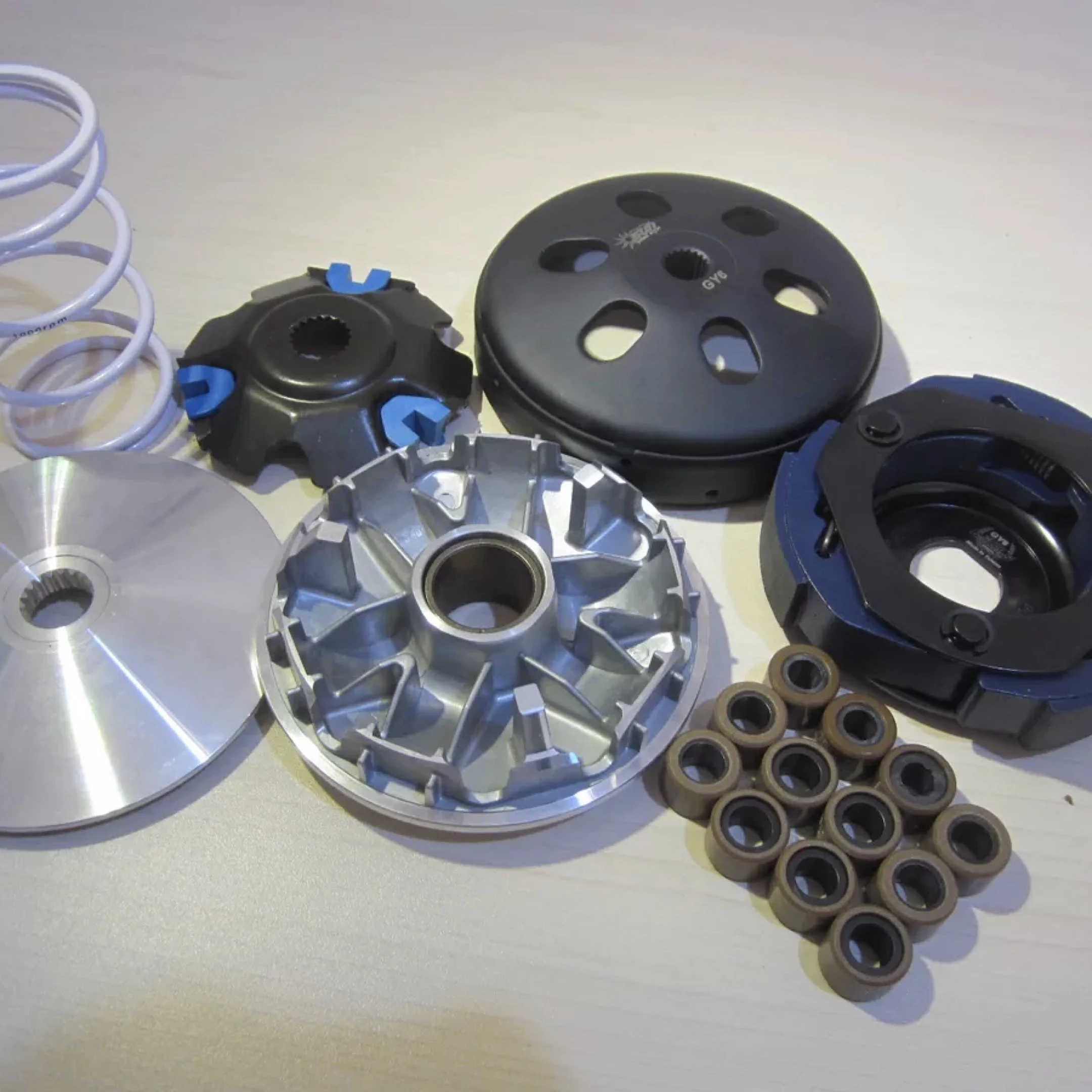 Набор CVT для V125 GSR125 NEX125 MUSIC125 Гоночный комплект трансмиссии BWSP муфта вариатор