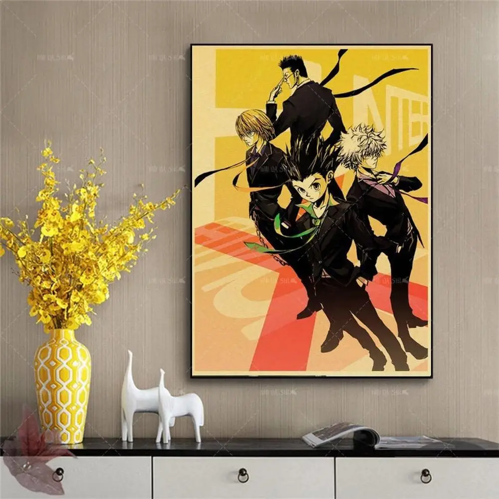 

Nordic Home Decor Posters Anime Poster Hunter X Hunter Wall Art Canvas Painting Picture Prints Poster Modular Living Room Frame