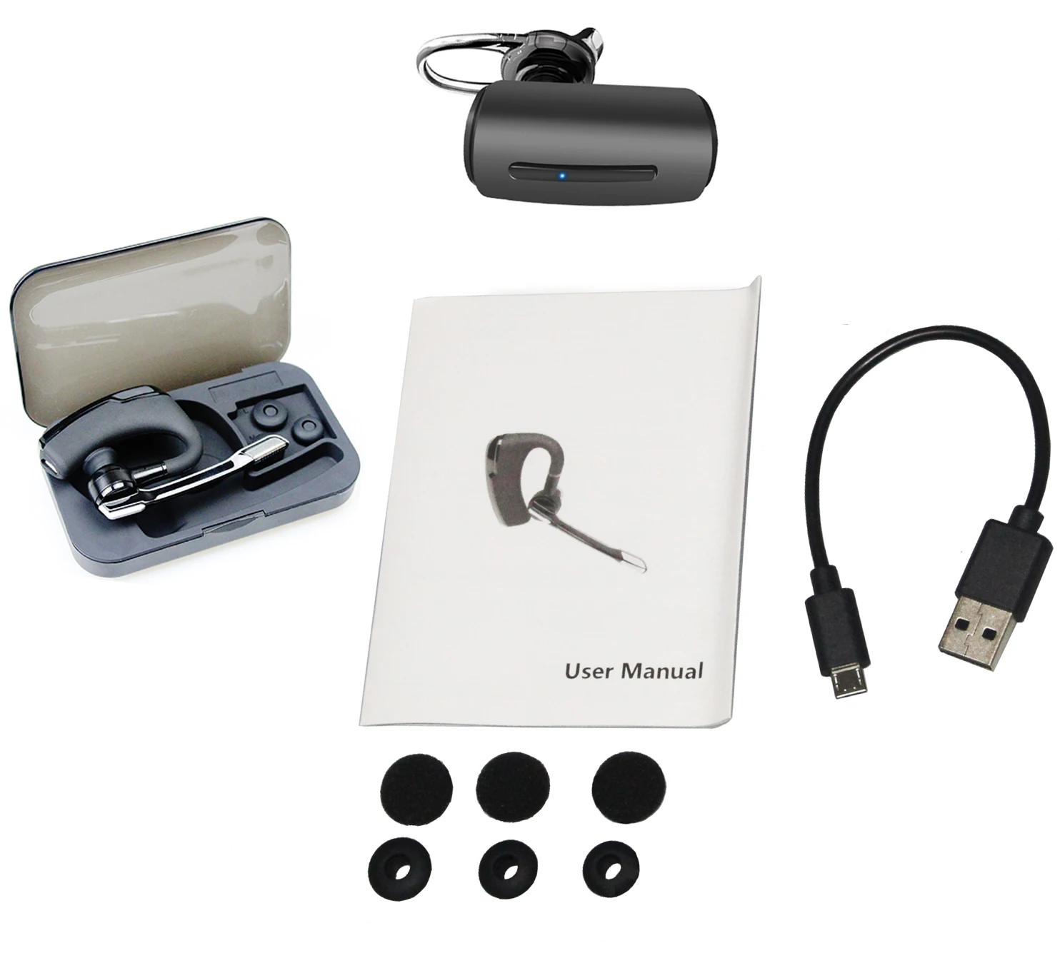 K6 Bluetooth наушники высокого качества стерео 4,1 версия громкой связи беспроводная Bluetooth гарнитура Автомобильная удобная Bluetooth гарнитура - Цвет: Storage box