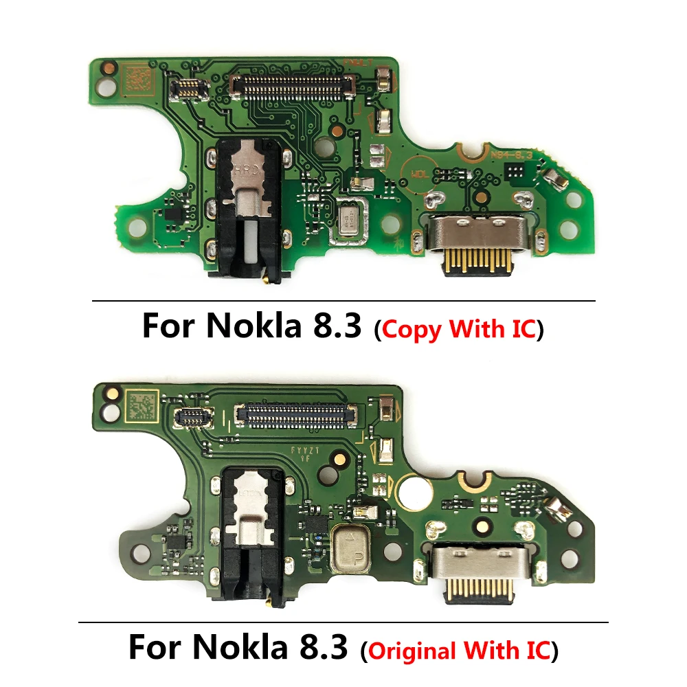 

Соединитель док-станции с Micro USB зарядным портом гибкий кабель платы с микрофоном для Nokia 8,3 запасные части