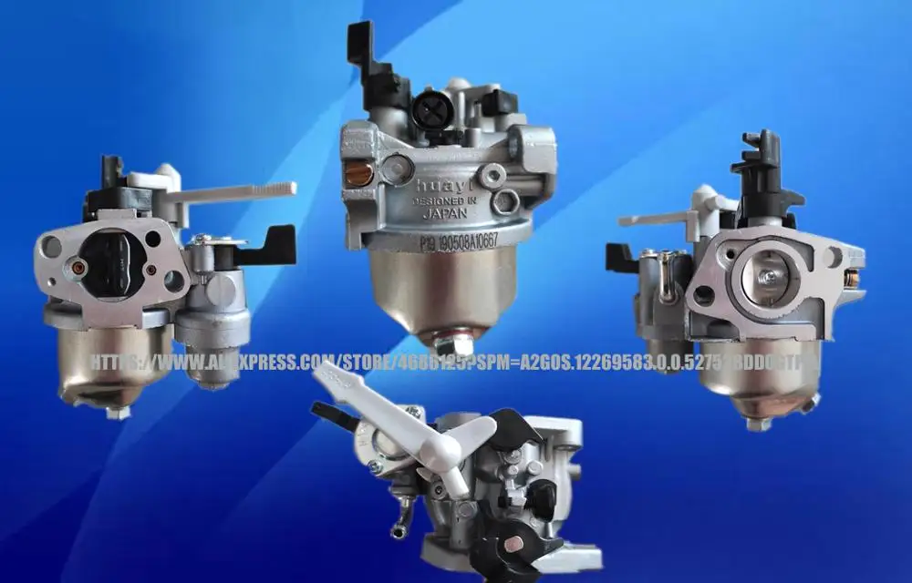 HUAYI P19 Карбюратор ПОДХОДИТ для 168F go karting rammer Запчасти водяного насоса генератора |