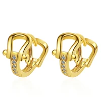 diamond studded horseshoe ear buckles ear rings for women stud earrings earring earings studs lightning offers women jewelry