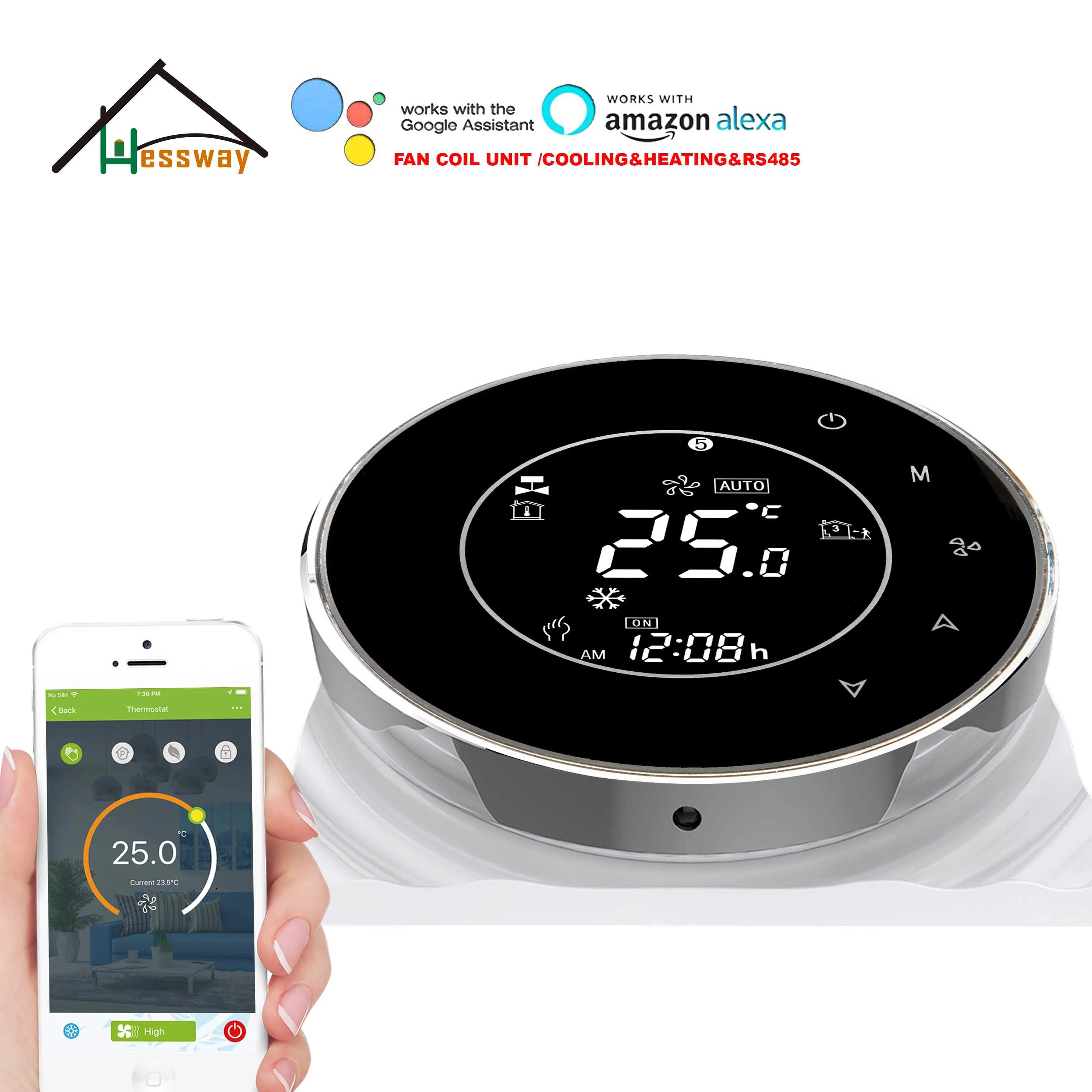 Термостат HESSWAY 4p и 2p RS485 с поддержкой Wi Fi|Приборы для измерения температуры| |