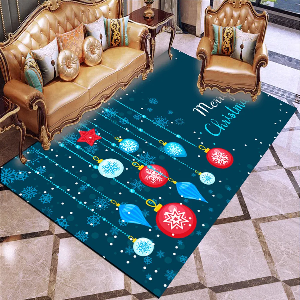 

Christmas Tree Area Rug For Living Room Bohemian Large Rug Bedroom Carpet Black Floor Carpet 152x244cm for Kids Plat Mat