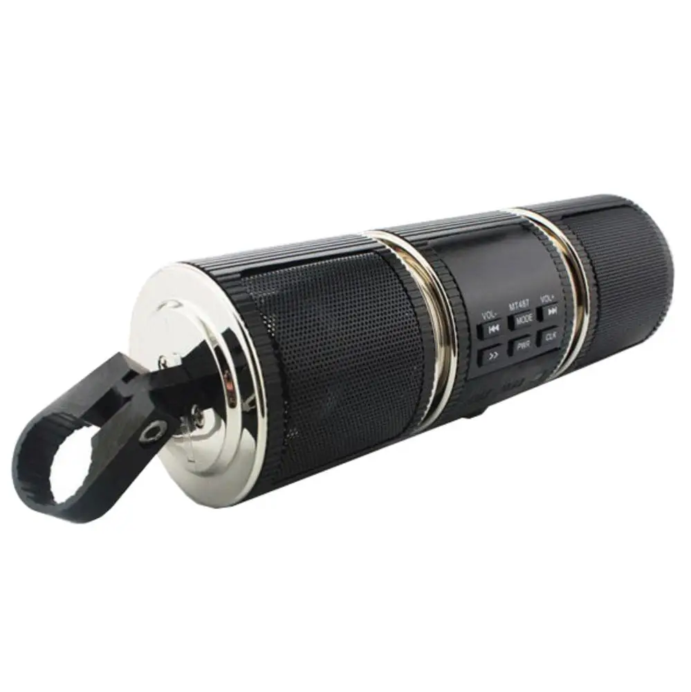 Bluetooth Motorcycle Stereo Speaker Motorbike MP3 Music Player FM Radio Adjustable Bracket Waterproof LED Display | Автомобили и