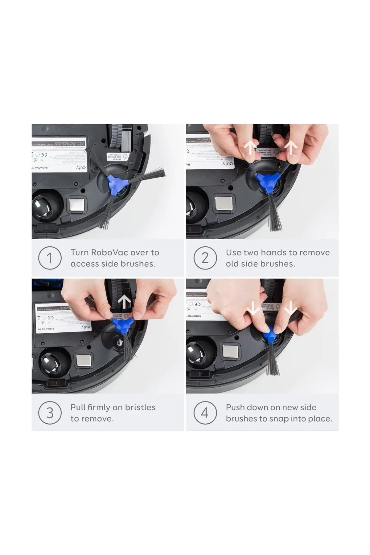 

MHK Parts Eufy Robovac 11s - 35c Side Brush Set 2 Pcs