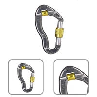 ergonomic design ultra light rock climbing carabiner clips for picnic