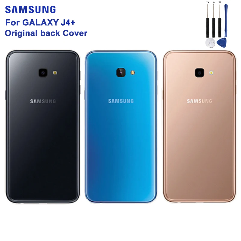 

Оригинальная задняя крышка аккумулятора Samsung для Samsung Galaxy J4 + J415, сменный корпус