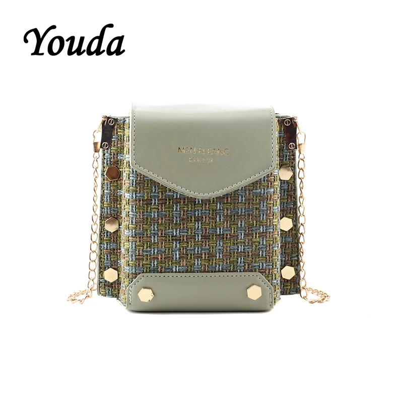 Youda летняя новая модная сумка на ремне с цепочкой Классическая оригинальная