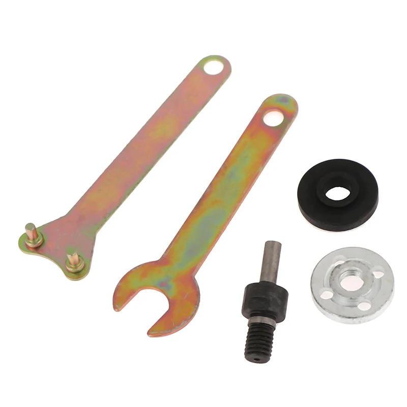 

5 Pcs/Set Electric Drill Variable Angle Grinder Connecting Rod Converter Set Drill Conversion Angle Grinding Tool 6mm