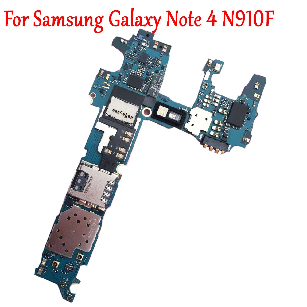 Протестированная материнская плата для разблокировки Samsung Galaxy Note 4 N910F N910C N910P