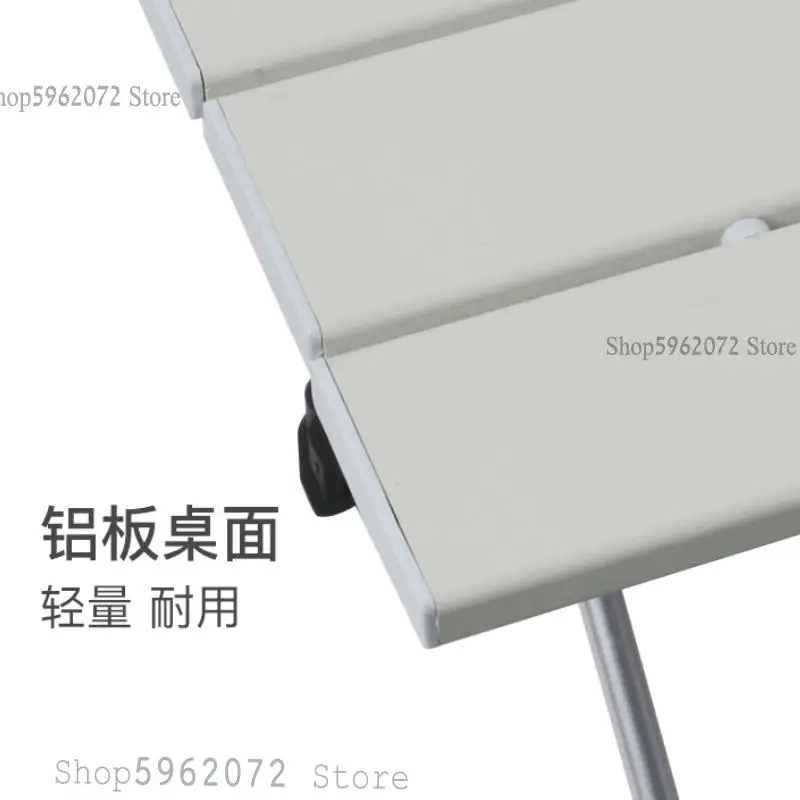 Открытый складной стол ультра светильник Алюминий сплав Портативный Жесткий для