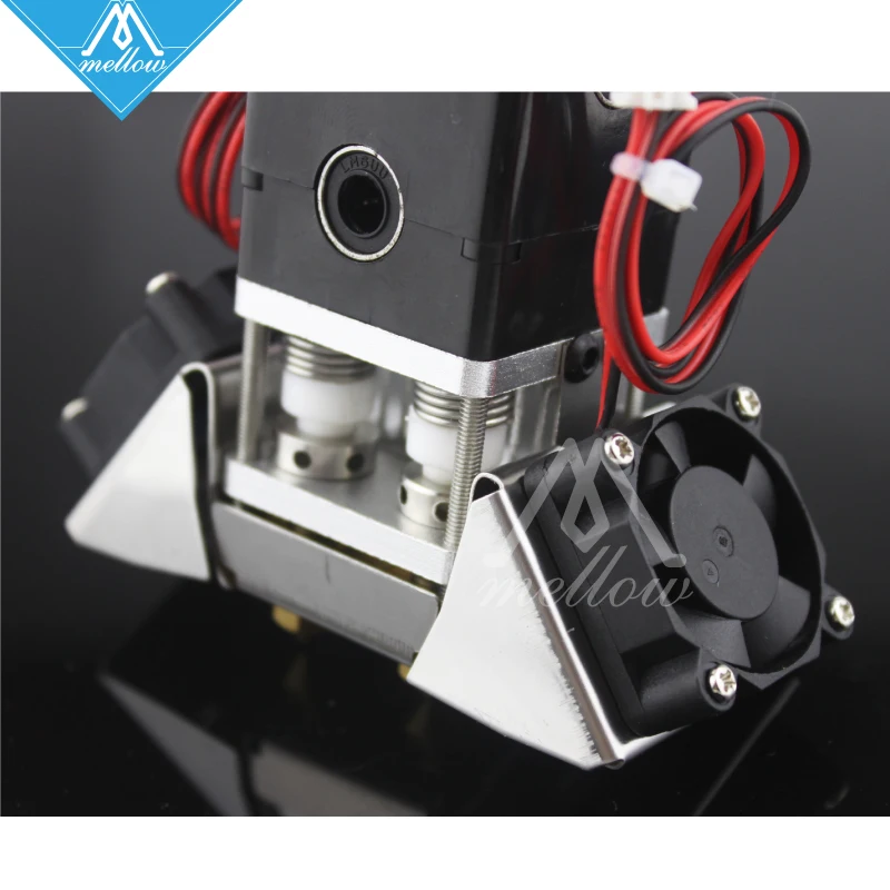 3D принтер Heaterblock Ultimaker 2 + UM2 двойной головы экструдер Олссон Блок Комплект вентиляторов насадки 0 25 8 мм HotEnd для