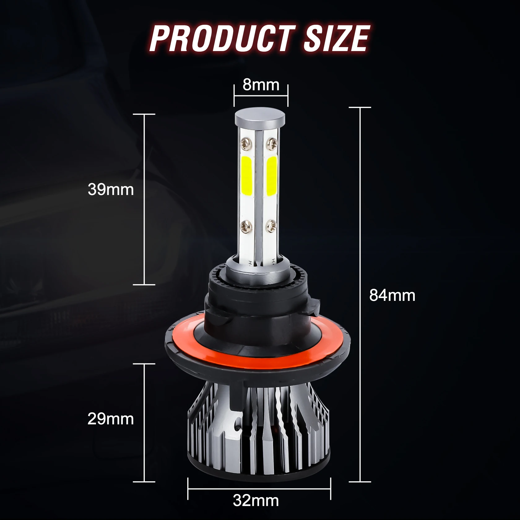 H13 9008 светодиодный ные фары для Ford F150 2004-2014 дальний и ближний свет 6000K | Автомобили