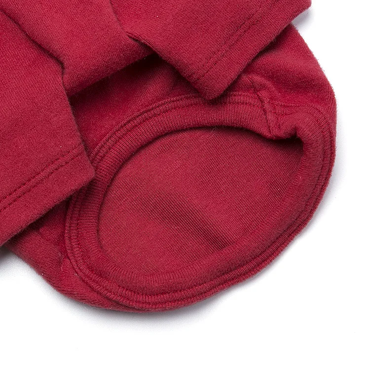 Уютная домашняя собака одежда для маленьких собак осенний Однотонный свитер со