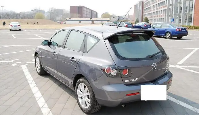 Спойлер для Mazda 3 высококачественный спойлер из АБС-материала заднего крыла