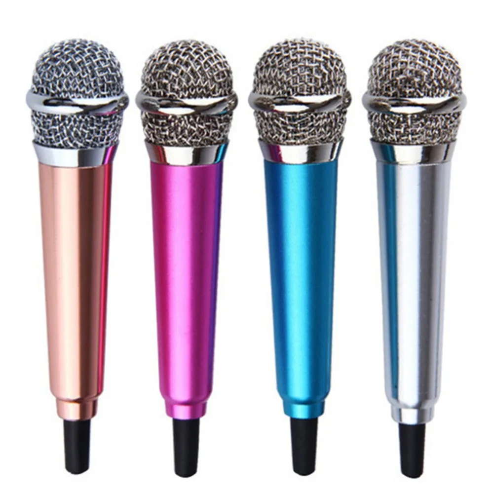 

Portable 3.5mm Stereo Studio Microphone KTV Karaoke Mini Microphone Suitable For Smartphone Notebook Handheld Audio Microphone