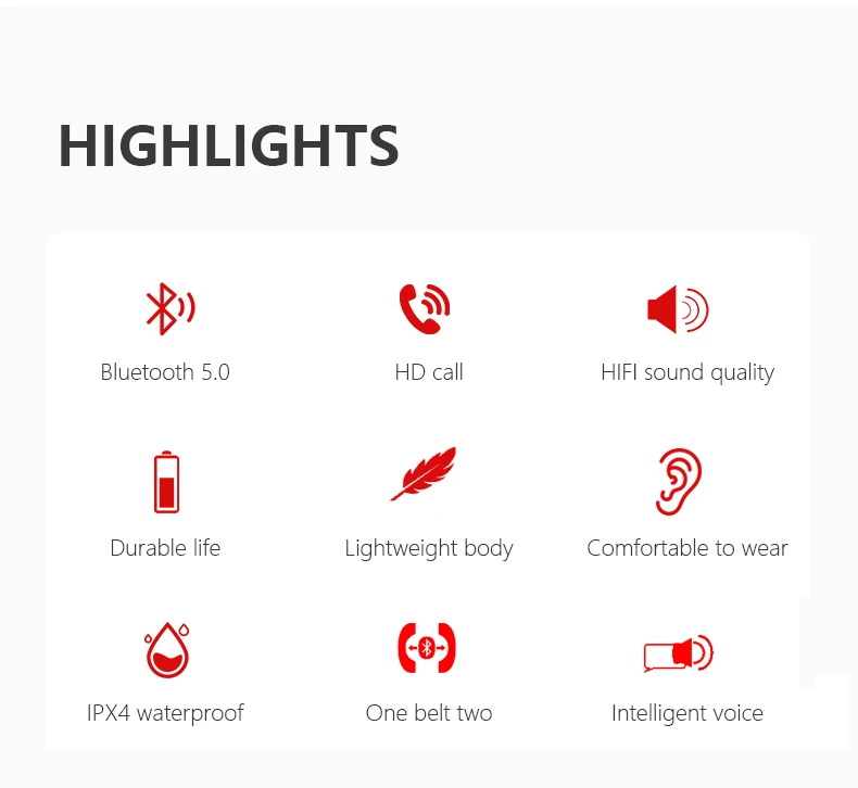 Новые Mitvaz S21(обновленная версия A6) Bluetooth 5,0 спортивные наушники для бега портативные беспроводные наушники