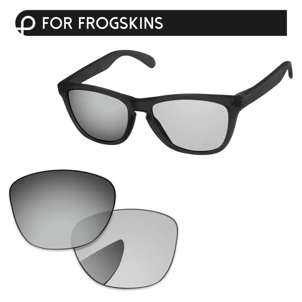 PapaViva поляризованные Сменные линзы для аутентичных Frogskins OO9013 солнцезащитные очки UVA и UVB Защита-несколько вариантов - Цвет линз: Transition
